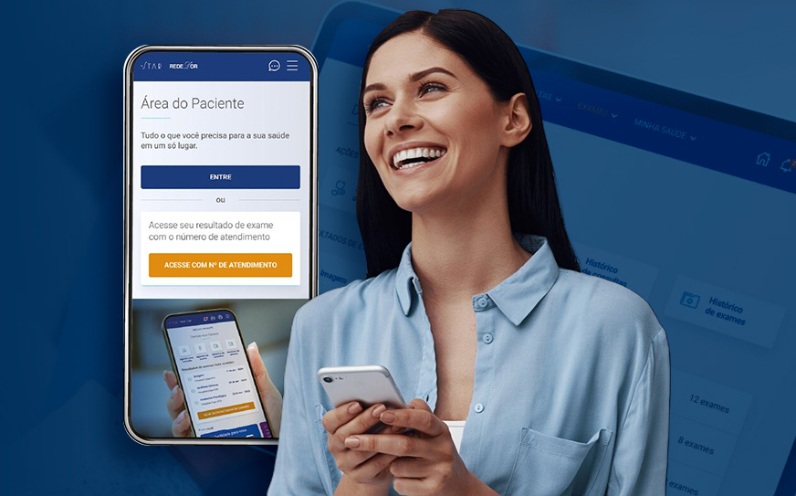 Acesse on-line os resultados dos seus exames
