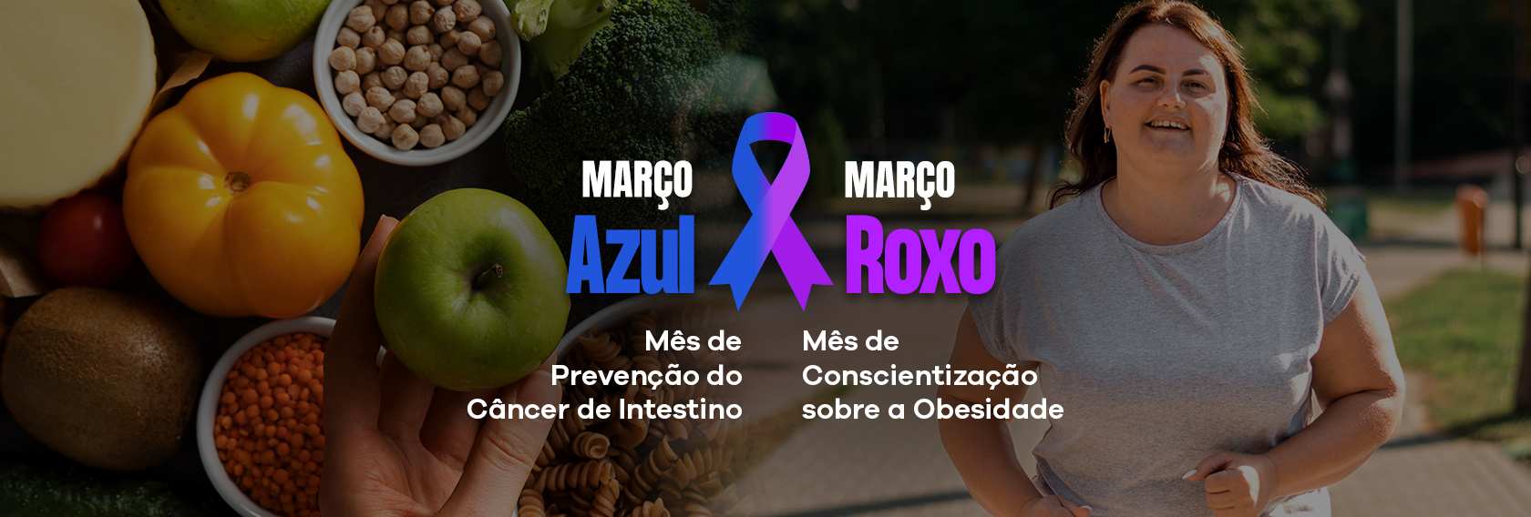 Março Azul e Roxo